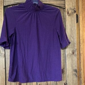 Lee Textured Purple Women's Blouse